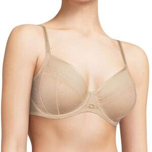 Chantelle Parisian Allure Unlined Plunge Bra 34F NWT